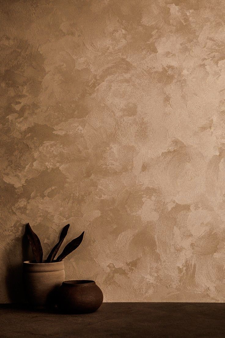Close up of a textured wall finish